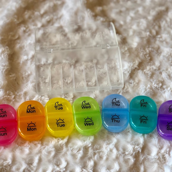 Accessories - NWOT Week Long Pill Twice a Day Pill Box